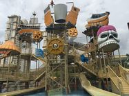 Attraktives Aqua-Spielplatz-Ausrüstungs-Galle-Piraten-Thema-Wasser-Haus für Familie